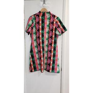 ANTHROPOLOGY XL MULTI-COLOR SWEATER FLOWER DRESS / 1970 FLOWER GIRL STYLE NWT